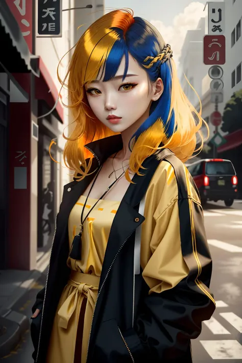 photo of a girl,   (cinematic_light :1) (yellow hair:1.5) <lora:light6in1-000001:0.5>