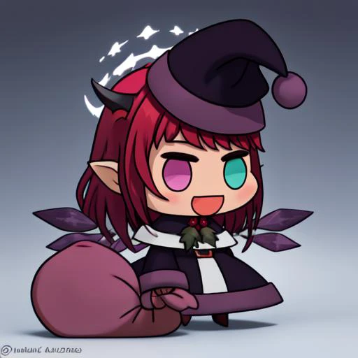 <lora:Padoru_Meme:1>, Padoru_Meme, 
irys (hololive), long hair, heterochromia, pointy ears, horns, detached sleeves, blush, smile, open mouth, :d, 
BREAK, 
wings, halo, purple thighhighs, white dress <lora:KitsuneAi-Irys-LoCon32-V2:0.9>