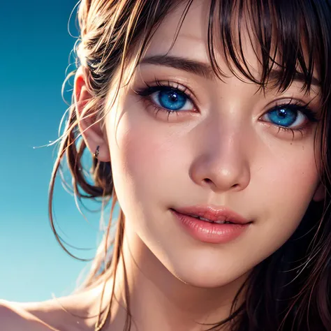 stunningly beautiful,perfect face,bright blue eyes,intricate details,ultra-realistic,high saturation,cinematic light,35mm raw photo,nsfw,<lora:add_detail:0.6>,8k,movie poster,kind_smile,