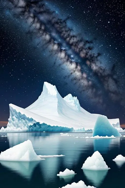 Icebergs and stars