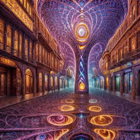 <lora:Alex:1>Alex grey art
tilt-shift street level view glowing 
Vortex Hugging  <lora:add_detail:1>
hyper detailed, intricate detail, 8k, masterpiece