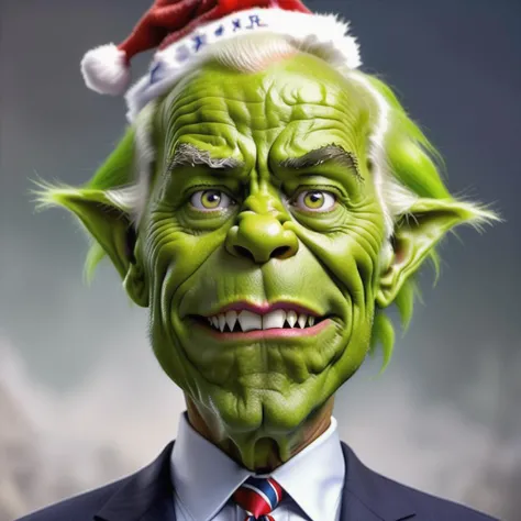 Joe Biden Grinch hybrid