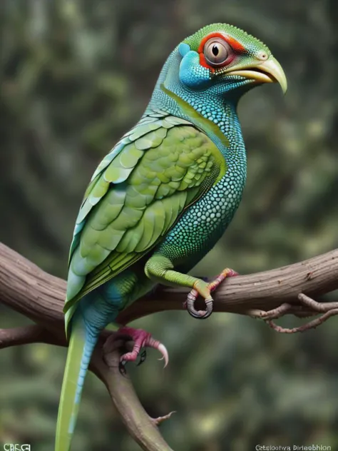 chameleon bird hybrid