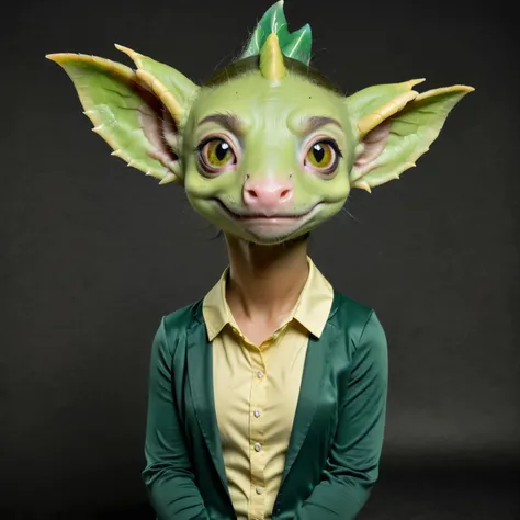 professional portrait photo, real life version of kecleon