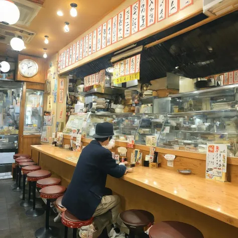 大衆酒場の店内 / Inside a popular Japanese Tavern SDXL
