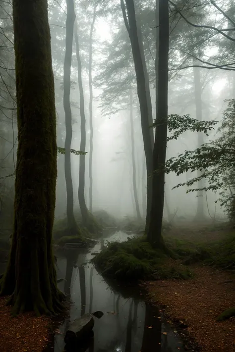 cinematic film still of giving superb an enchanted forest where magical creatures and plants abound forest, analog style, raw ph...