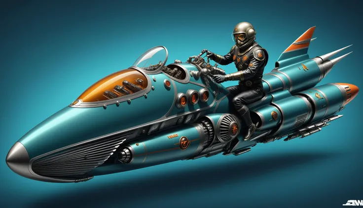 retro-futuristic concept of a soviet steampunk hoverbike, concept retro design, multiple view, highly detailed, jet engine:1.5,  digits, clean lines, sharp edges, detailed, vintage style,  . vintage sci-fi, 50s and 60s style, atomic age, vibrant, highly de...