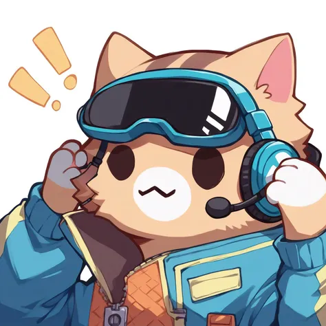 score_9, score_8_up,score_7_up, source_ anime, <lora:discord_nekonekonekone_ponyXL:1>,simple backgroud,white background, animal focus, no humans, nekoemoji,cat,cat ears,hotline worker,headset,callcenter