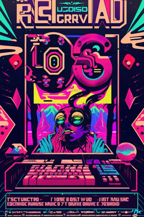 psy_poster , Psychedelic  poster ,   music festival, lsd , electronic music, rave