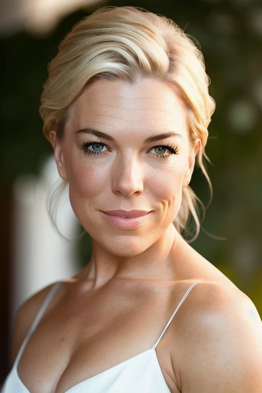 photo of a HannahWaddingham2, simple background, detailed face, intricate, body, elegant, sharp focus, photo by, soft lighting, masterpiece, detailed face, beautiful ,