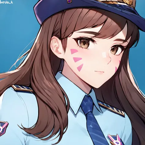 Officer D.Va ( う-´)づ/̵͇̿̿/’̿’̿ ̿ ̿̿ ̿̿  (LoRA)