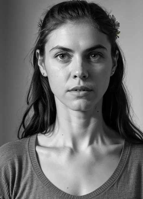 RAW photo of alexandradaddario-ti , natural lighting, 8k uhd, dslr, soft lighting, high quality, film grain, Fujifilm XT3, by Imogen Cunningham