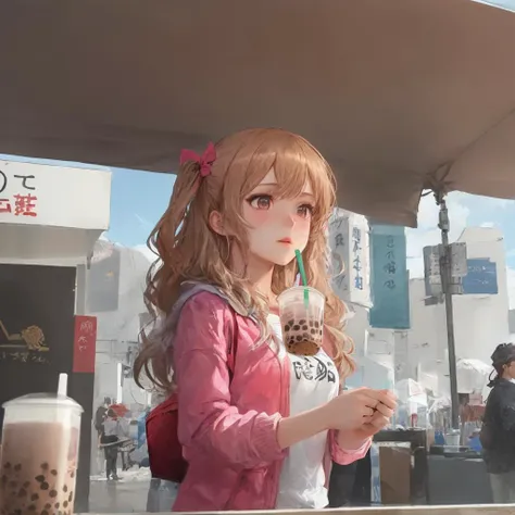 (Hands-free Bubble Tea challenge)(HFBTC) 
best quality,masterpiece,highly detailed,ultra-detailed,
anime screencap of  1girl,, greek , an Americas female  1gril,[beverly dangelo:lisa bonet:0.3] , 
,<lora:HFBTC_Act:1>