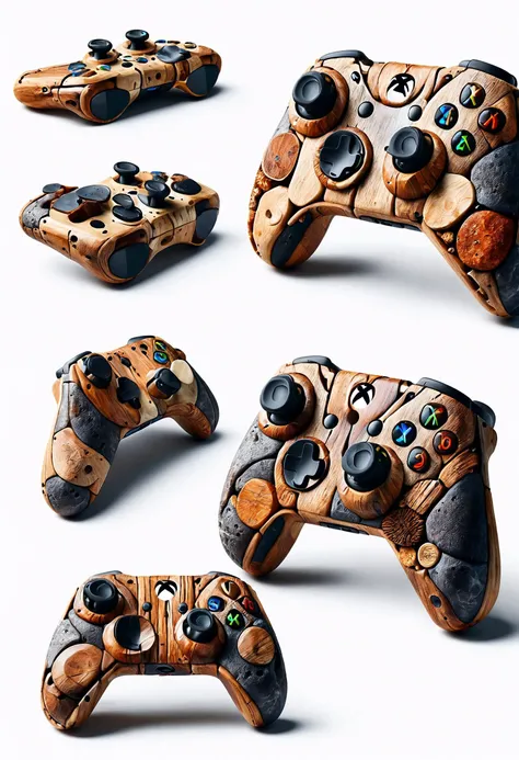 dvr-stnd, an Xbox controller with wooden parts <lora:dvr-stnd:1>