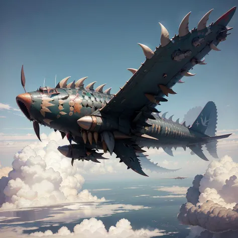 <lora:DragonScaleAIV3:.8> DragonScaleAI airplane flying