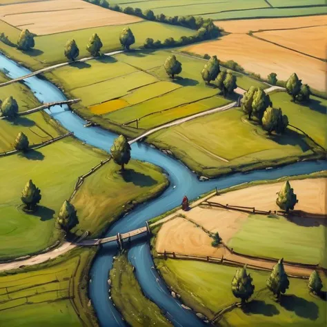 fantasy, top down view, medieval, view from above, painting style, water painting, top down view, table top view,
crossroads, country side, plains, dirt road <lora:Koki:1>