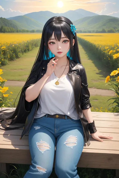 1girl, detailed Anime, fairy tale, birds-eye-view shot of a plump Dark ages (Female [Gremlin:Tsai Ing-wen:1]:1.3) , Tsai Ing-wen is very Holy and Mature, she is from the Renaissance Era, she is yawning as a Goldsmith, she is dressed in her Fantastical Ripp...