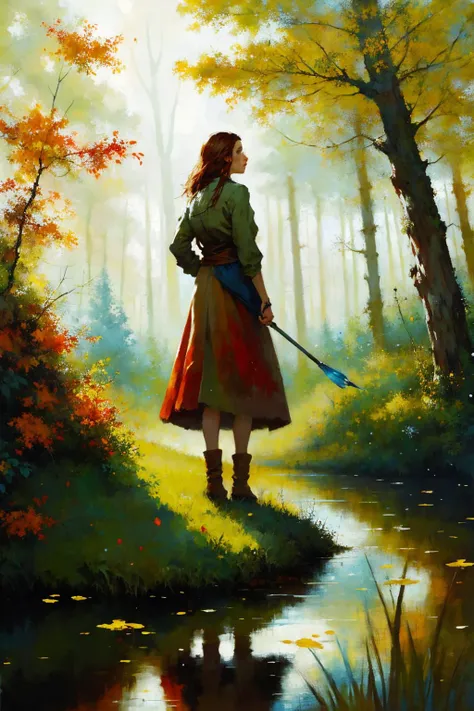 1 woman, beautiful,  forest 
 future, fantasy , firefly,  
Andre Kohn Alexander Jansson
(masterpiece, best quality:1.3), 
(comic style) , brush strokes