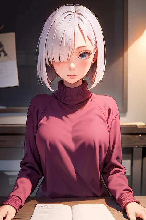 (masterpiece, best quality), 1girl,   <lora:fiona_frost:1> fiona_frost, sweater, earrings