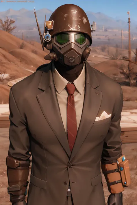 a close up of a person wearing a suit and a helmet