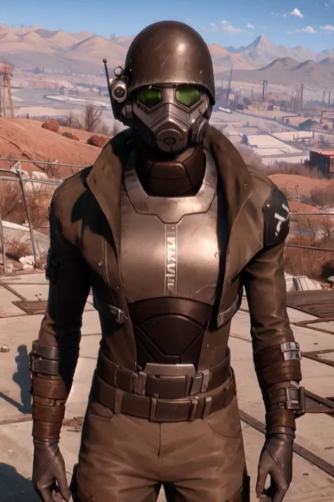 a close up of a person in a helmet and a jacket