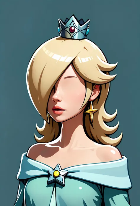 score_9, score_8_up, score_7_up, score_6_up, score_5_up, score_4_up <lora:PonyMinimalStyle:0.8> Minimalstyle, rosalina, faceless female, simple background, simple, realistic, extremely detailed