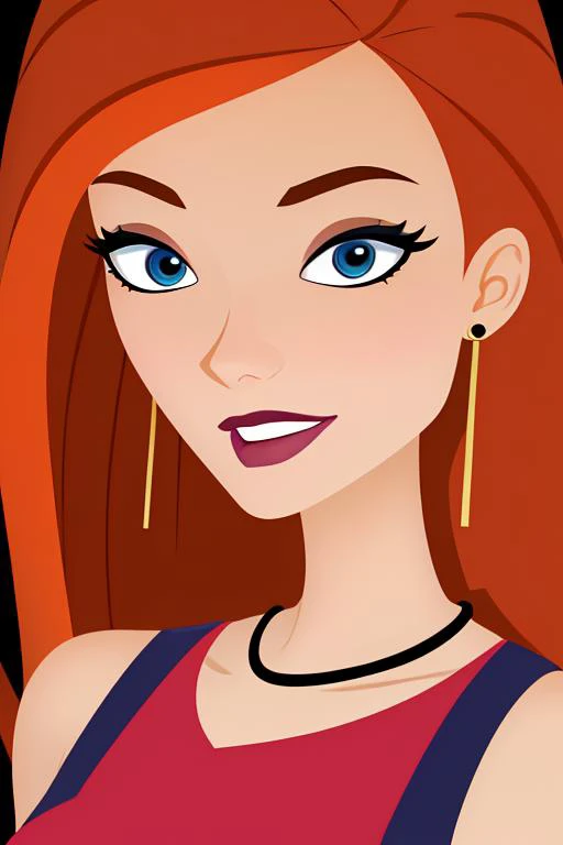 (extremely detailed 8K, high resolution, ultra quality, highly detail eyes, highly detail mouth, highly detailed face, perfect eyes, hd, 2k, 4k, 8k, 16k), <lora:6teen_CourtneyMasterson:0.7> courtney_masterson, orange hair, jewelry, earrings, necklace