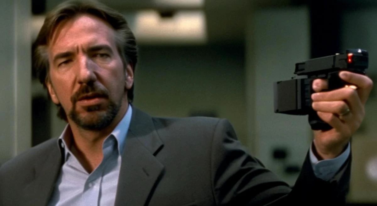 <lora:Hans Gruber (Die hard) - Trigger w Hansgruber Person:1>, Film footage of hansgruber person, in a bizarre science fiction film directed by spike jonze ,, a post-apocalyptic world where the only survivors are people who were cryogenically frozen BREAK ...