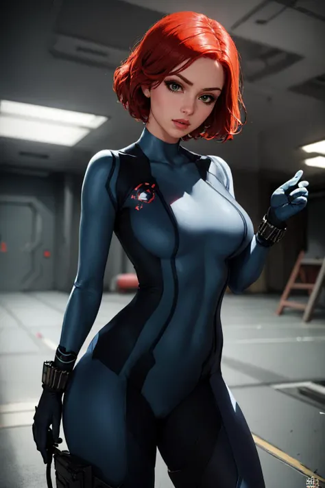 (masterpiece, best quality:1.1), solo, 1girl, blkwidow, parted lips, looking at viewer, zero suit, blue gloves <lora:blackwidow-nvwls-v1:0.8> <lora:zerosuit-nvwls-v1-final:1>