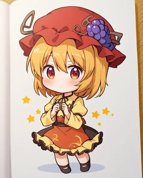 anime book with a picture of a girl in a hat and dress