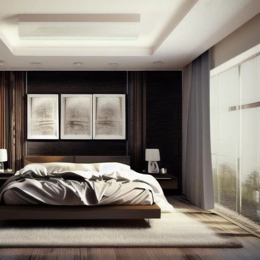 modern style bedroom