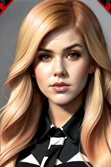 portrait photo of islaFis1 ,(red and black checkered shirt), (dirty blonde hair), alluring portrait, intricate, highly detailed, digital painting, artstation, concept art, naughty, sharp focus, cinematic lighting, illustration, art by artgerm and greg rutk...