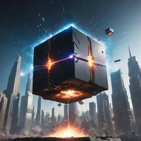 Levitating Cube