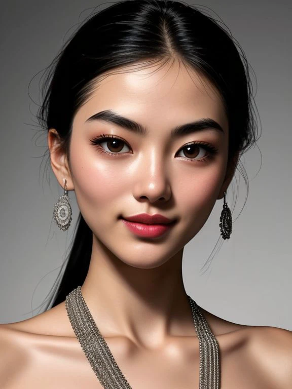 <lora:LCM_LoRA_Weights_SD15:1> 
liu wen, close headshot, twinkling eyes, smile, extremely detailed skin, beautiful close-up, glamourous makeup, designer clothes and jewelry,