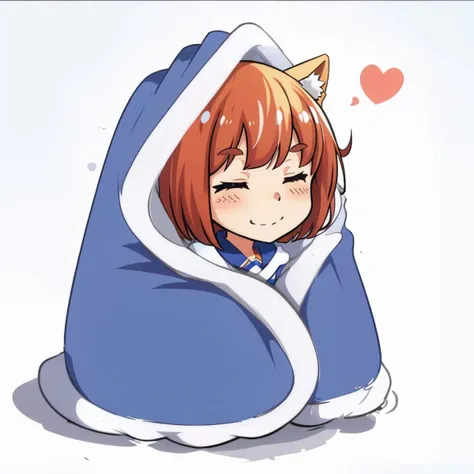 masterpiece, best quality,  closed eyes, smile, cozyblanket, (chibi:1.3), simple background, blue blanket, <lora:cozyblanket-nvwls-v1:1>
(firefox-chan:0.7), (red hair:0.6), (cat ears:0.8), <lora:firefox-nvwls-v1:0.7>