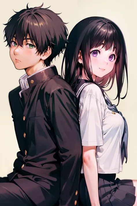 oreki x chitanda (Hyouka) 折木 x 千反田 （冰菓）