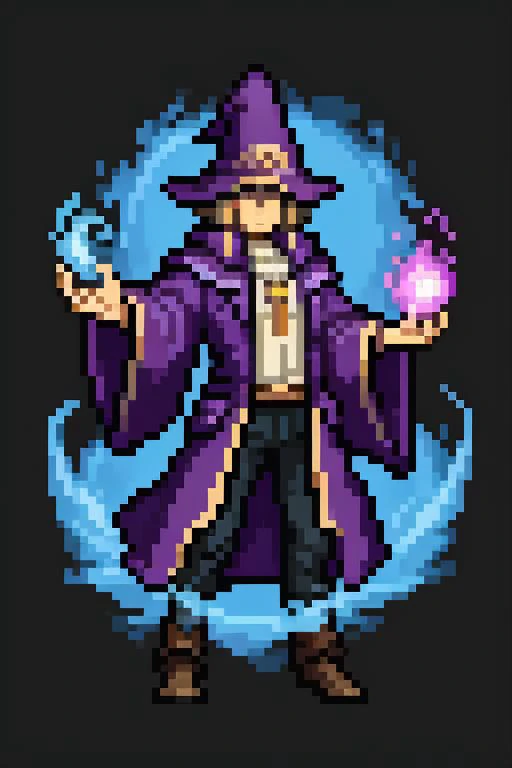 best quality,hugely detailed,high resolution,
a wizard using magic,