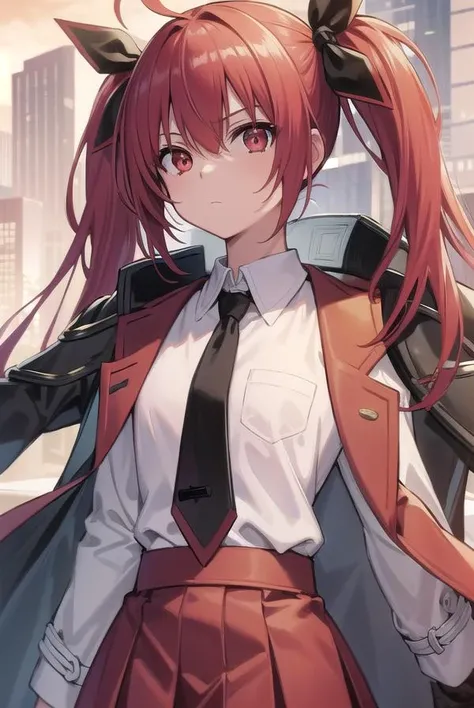 kotoriitsuka, <lyco:kotoriitsuka-lyco-nochekaiser:1>,
kotori itsuka, long hair, (red eyes:1.5), red hair, ahoge, (flat chest:1.2),
BREAK (coat on shoulders:1.7), (white shirt:1.5), coat, (red coat:1.5), collared shirt, long sleeves, twintails, hair ribbon,...