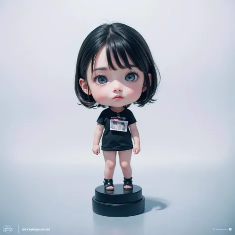 (8k, RAW photo, best quality, masterpiece:1.2), (realistic, photo-realistic:1.37), ultra highres, depth of field, chromatic aberration, caustics, Broad lighting, natural shading,Fujifilm XT3,masterpiece,ultra detailed,chibi,1girl, solo, standing, looking a...