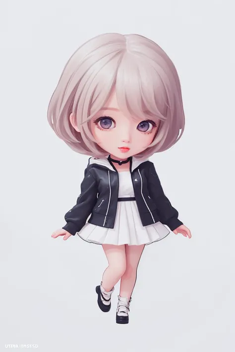 ((((ultra illustrated style:1.0)))),best quality,best animated,masterpiece,ray tracing, global illumination,chibi,1girl, solo, standing, looking at viewer,full body,white background,simple background,<lora:chibi:1>