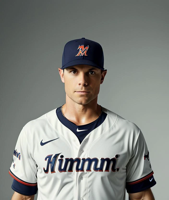 arafed baseball player in uniform posing for a picture