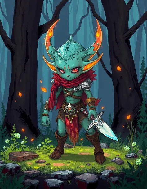 Glitchcore Art Style, retro game art pixel-art, full body character portrait in a medieval setting.
A Glimmerfolk, small humanoids with shimmering skin that reflects light. They often inhabit forest clearings, using their beauty to lure travelers into play...