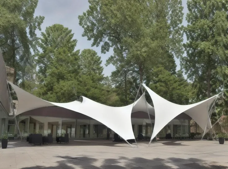tensile pavilion