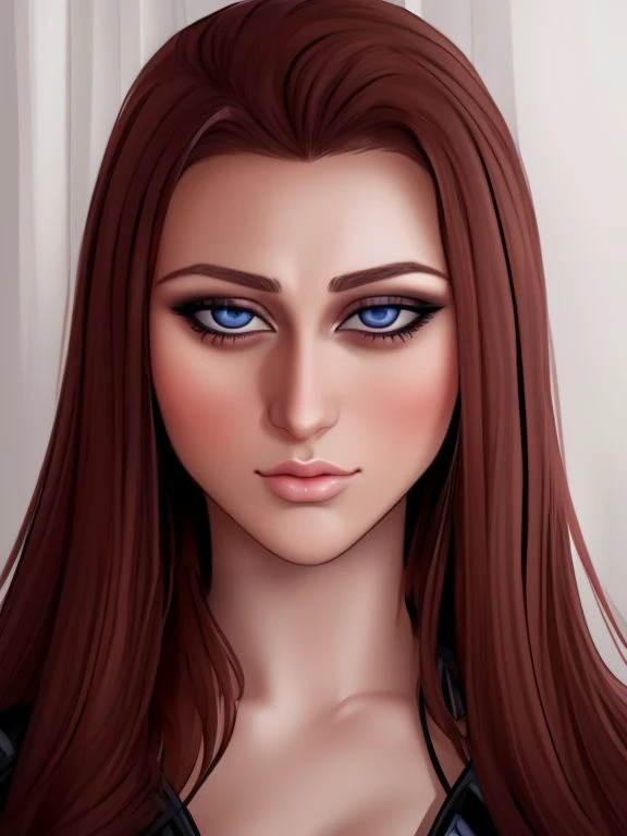 ((SFW)), Exquisite Fantasy Art close portrait, 
Karlie Montana,hypnotized, mind control device, blank stare, empty eyes, 
 <lora:Karlie_Montana-000005:0.8>