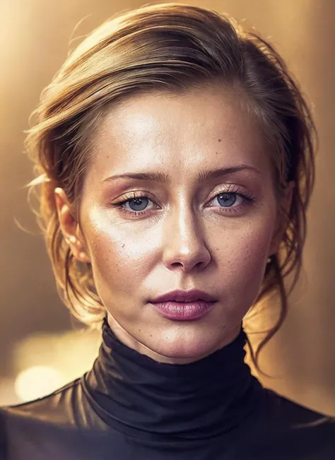 A stunning intricate full color portrait of (sks woman:1),wearing a black turtleneck, epic character composition, by ilya kuvshinov, alessio albi, nina masic, sharp focus, natural lighting, subsurface scattering, f2, 35mm, film grain, <lora:locon_katarzyna...