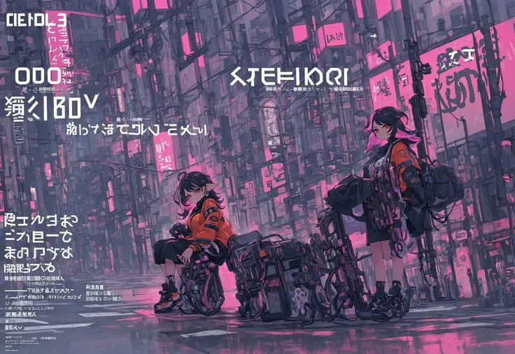 1girl, (((splatoon3 character))), (((masterpiece))), (((best quality))), (((detailed))),
(((fashion magazine cover tokyo, half big text on the cover)))
((cyberpunk background, tokyo city, sitting, street, looking at viewer, contempt face, black skirt, oran...