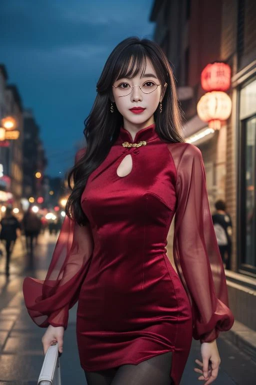 一件简单的网红夜店风旗袍 A simple china dress