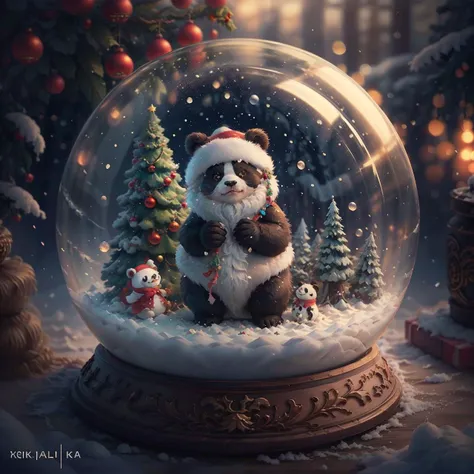 shuijingqiu,a snow globe with a panda inside of it,christmas,
Best quality,masterpiece,ultra high res,<lora:20231215-1702638569847-0020:0.7>, excellent composition, cinematic atmosphere, dynamic dramatic ambient light, detailed, vibrant colors, exquisite d...