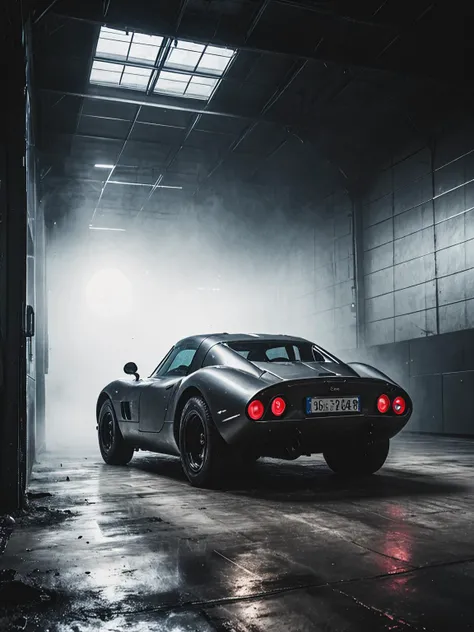 armored car in hangar, carbon body, Leica Q2 with Summilux 35mm f/1.2 ASPH, Ultra High Resolution, detailed background, dramatic angle, epic composition, high quality , (8k, RAW photo, highest quality), hyperrealistic,,<lora:add-detail-xl:1>,    <lora:Deso...