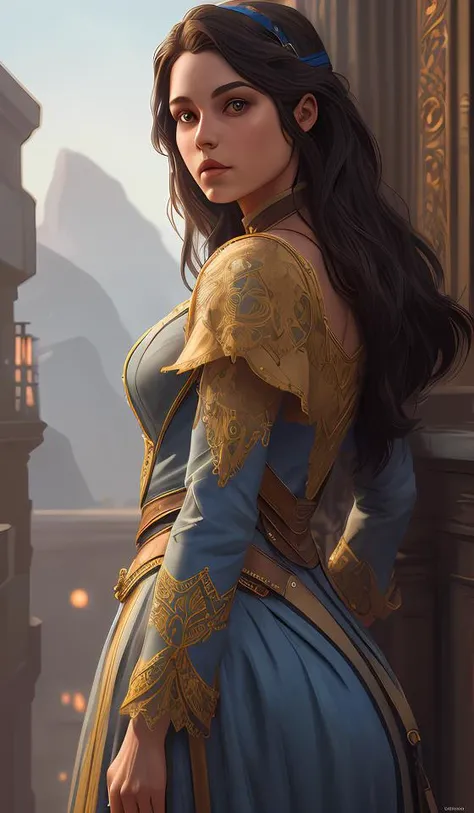 giantess woman, intricate, highly detailed, digital painting, artstation, concept art, smooth, sharp focus, illustration, Unreal Engine 5, 8K, art by artgerm and greg rutkowski and alphonse mucha